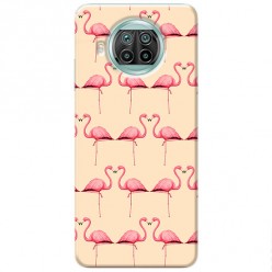 Etui na Xiaomi Mi 10T Lite 5G - Różowe flamingi