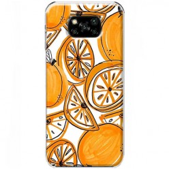 Etui na Xiaomi Poco X3 Pro - Krojone pomarańcze