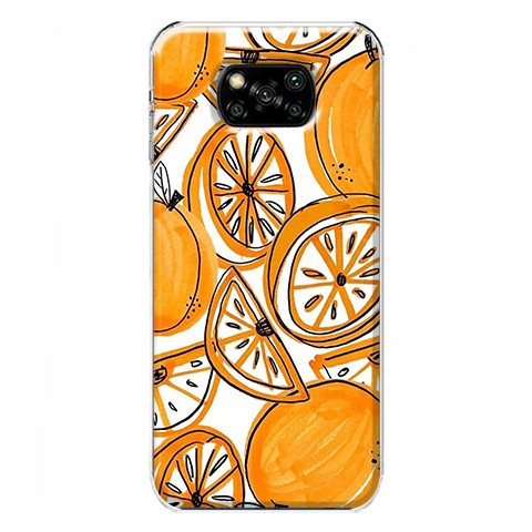 Etui na Xiaomi Poco X3 Pro - Krojone pomarańcze