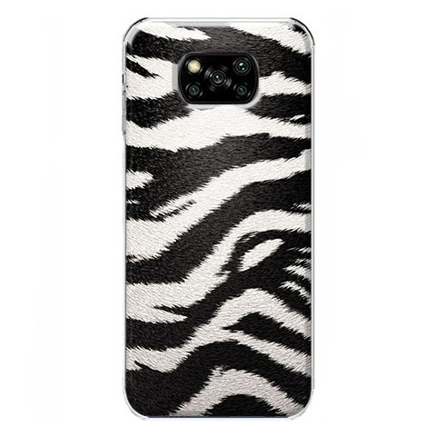 Etui na Xiaomi Poco X3 Pro - Biało Czarna Zebra