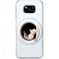 Etui na Xiaomi Poco X3 Pro - Miś w pralce
