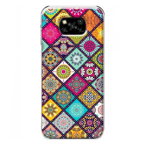 Etui na Xiaomi Poco X3 Pro - Kolorowe romby boho