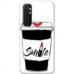 Etui na Xiaomi Mi Note 10 Lite - Kubek z kawą Smile