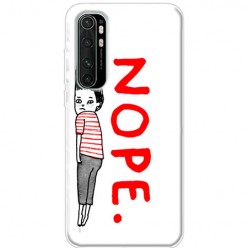 Etui na Xiaomi Mi Note 10 Lite - z napisem Nope