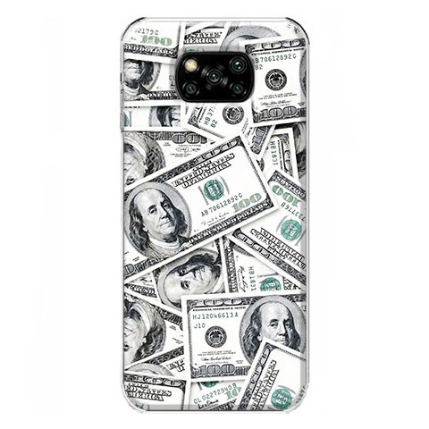 Etui na Xiaomi POCO X3 NFC - Banknoty dolary 100