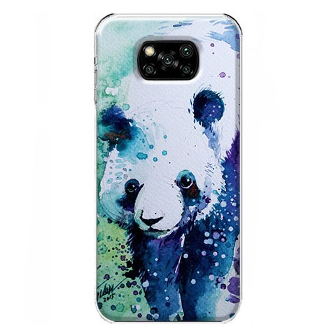 Etui na Xiaomi POCO X3 NFC - Panda Waterkolor