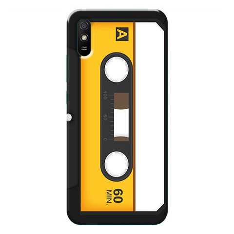 Etui na Xiaomi Redmi 9A - Kaseta magnetofonowa retro