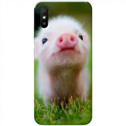 Etui na Xiaomi Redmi 9A - Wesoła mała świnka