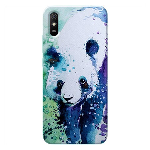 Etui na Xiaomi Redmi 9A - Panda Waterkolor