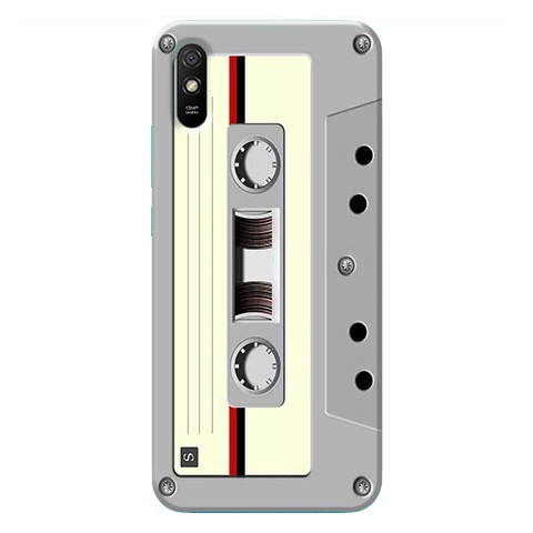 Etui na Xiaomi Redmi 9A - Kaseta magnetofonowa retro