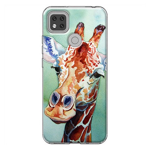 Etui na Xiaomi Redmi 9C - Waterkolor żyrafa