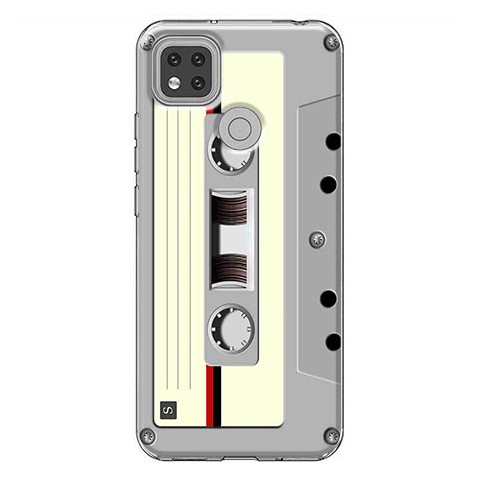 Etui na Xiaomi Redmi 9C - Kaseta magnetofonowa retro