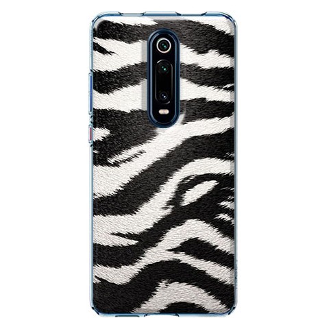 Etui na Xiaomi Mi 9T / Mi 9t Pro - Biało Czarna Zebra