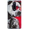 Etui na Xiaomi Mi 9T / Mi 9t Pro - Rockowy Pies w okularach