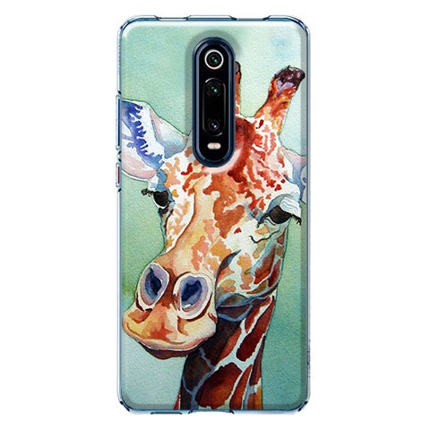 Etui na Xiaomi Mi 9T / Mi 9t Pro - Waterkolor żyrafa