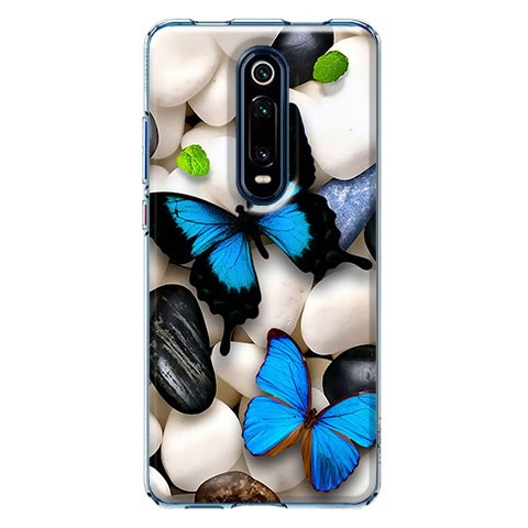 Etui na Xiaomi Mi 9T / Mi 9t Pro - Niebieskie motyle