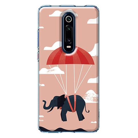 Etui na Xiaomi Mi 9T / Mi 9t Pro - Słoń ze spadochronem