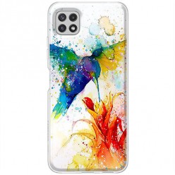 Etui na Samsung Galaxy A22 5G - Waterkolor ptak koliber