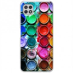Etui na Samsung Galaxy A22 5G - Kolorowe farbki
