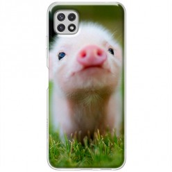 Etui na Samsung Galaxy A22 5G - Wesoła mała świnka