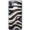 Etui na Xiaomi Redmi Note 10 5g - Biało Czarna Zebra