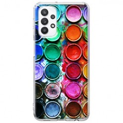 Etui na Samsung Galaxy A32 5G - Kolorowe farbki