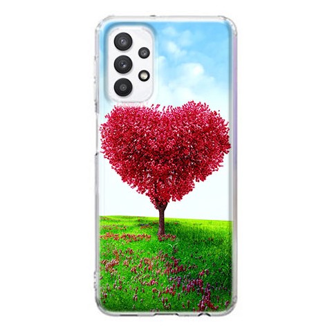 Etui na Samsung Galaxy A32 5G - Czerwone drzewo serce