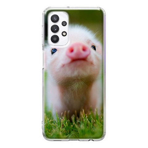 Etui na Samsung Galaxy A32 5G - Wesoła mała świnka