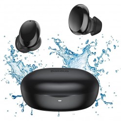 BASEUS słuchawki bezprzewodowe / bluetooth TWS True Wireless W11czarne NGTW060001