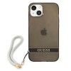 Oryginalne Etui GUESS Hardcase GUHCP13SHTSGSK do iPhone 13 MINI (Translucent / czarny)