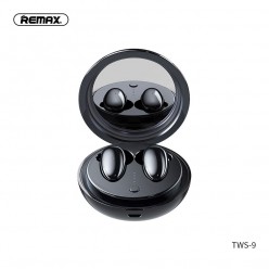 REMAX słuchawki bezprzewodowe / bluetooth TWS-9 ze stacją dokującą i lusterkiem czarne
