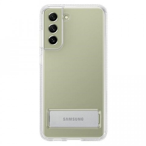 Oryginalny Futerał Clear Standing Cover EF-JG990CTEGWW Samsung Galaxy S21FE transparentny blister