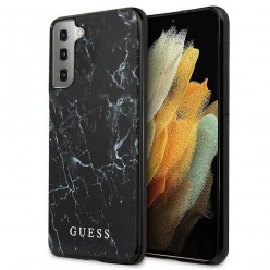 Oryginalne Etui GUESS Hardcase GUHCS21MPCUMABK do Samsung S21 Plus (Marble / czarny)
