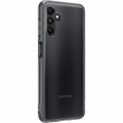 Oryginalny Futerał Soft Clear Cover EF-QA038TBEGEU Samsung Galaxy A04s czarny blister