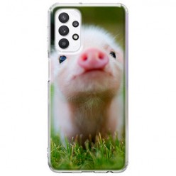 Etui na Samsung A32 4G / LTE - Wesoła mała świnka