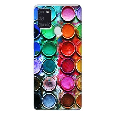Etui na Samsung Galaxy A21s - Kolorowe farbki
