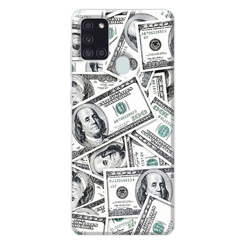 Etui na Samsung Galaxy A21s - Banknoty dolary 100