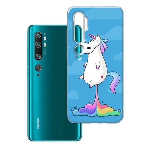 Etui na Xiaomi Redmi Note 10 Pro - Odrzutowy Unikorn Tęczowy