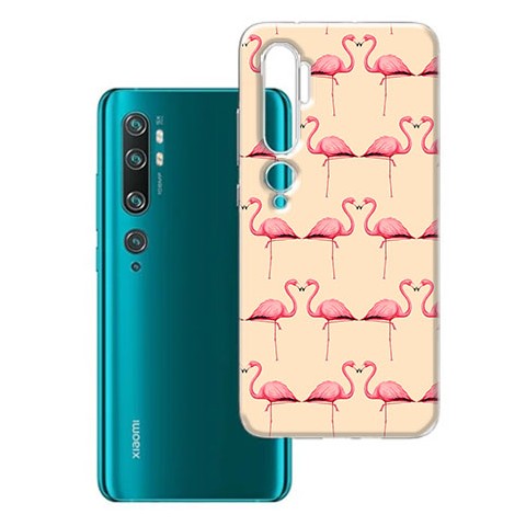 Etui na Xiaomi Redmi Note 10 Pro - Różowe flamingi