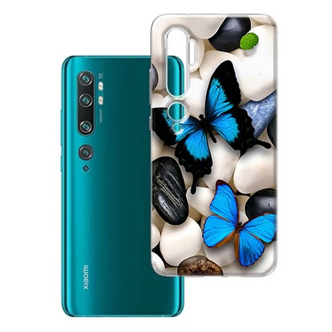 Etui na Xiaomi Redmi Note 10 Pro - Niebieskie motyle