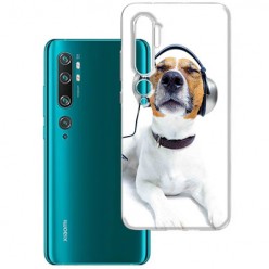 Etui na Xiaomi Redmi Note 10 Pro - Pies ze słuchawkami