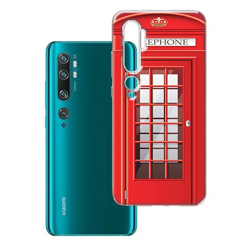 Etui na Xiaomi Redmi Note 10 Pro - Czerwona budka telefoniczna