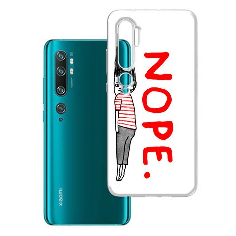 Etui na Xiaomi Redmi Note 10 Pro - z napisem Nope