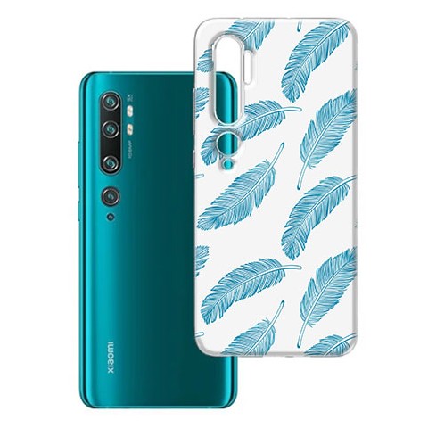 Etui na Xiaomi Redmi Note 10 Pro - Niebieskie piórka