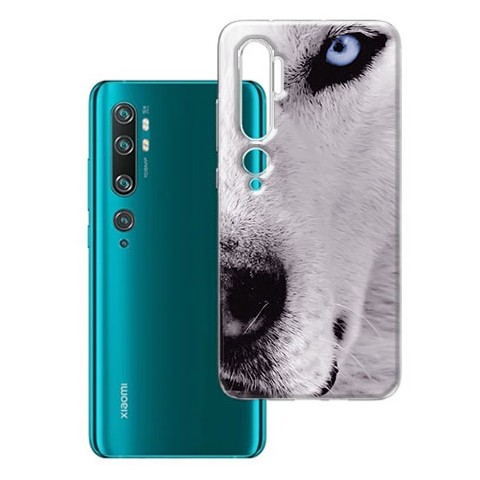 Etui na Xiaomi Redmi Note 10 Pro - Pies z niebieskim okiem