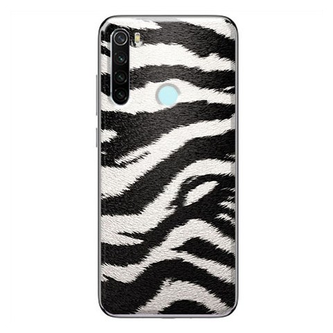 Etui na Xiaomi Redmi Note 8T - Biało Czarna Zebra