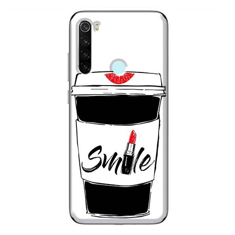 Etui na Xiaomi Redmi Note 8T - Kubek z kawą Smile