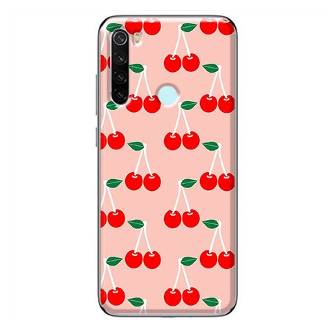 Etui na Xiaomi Redmi Note 8T - Czerwone wisienki