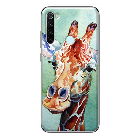 Etui na Xiaomi Redmi Note 8T - Waterkolor żyrafa