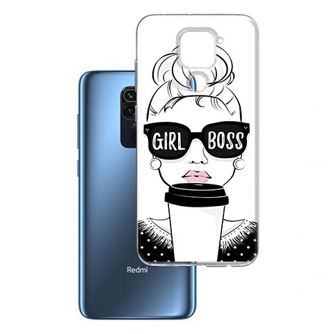 Etui na Xiaomi Redmi Note 9 - Girl Boss